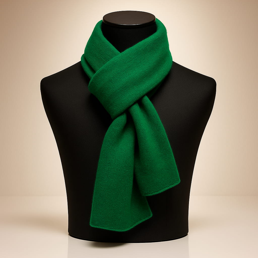 Lucas wool-blend soft knit scarf men unisex neutral tone everyday neck coverage all-season warmth