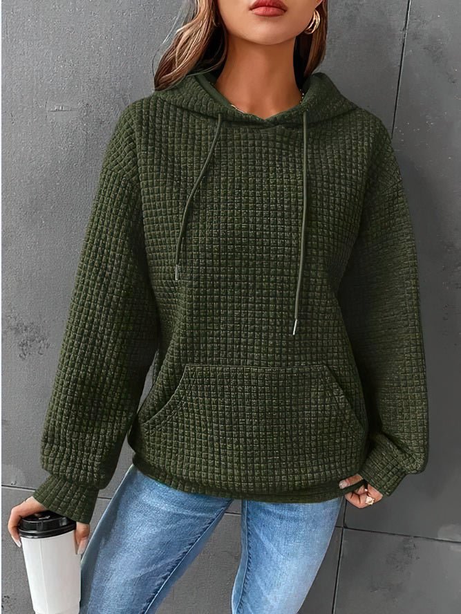 Faith women's light casual hooded pullover relaxed fit with adjustable hood for effortless spring layering
