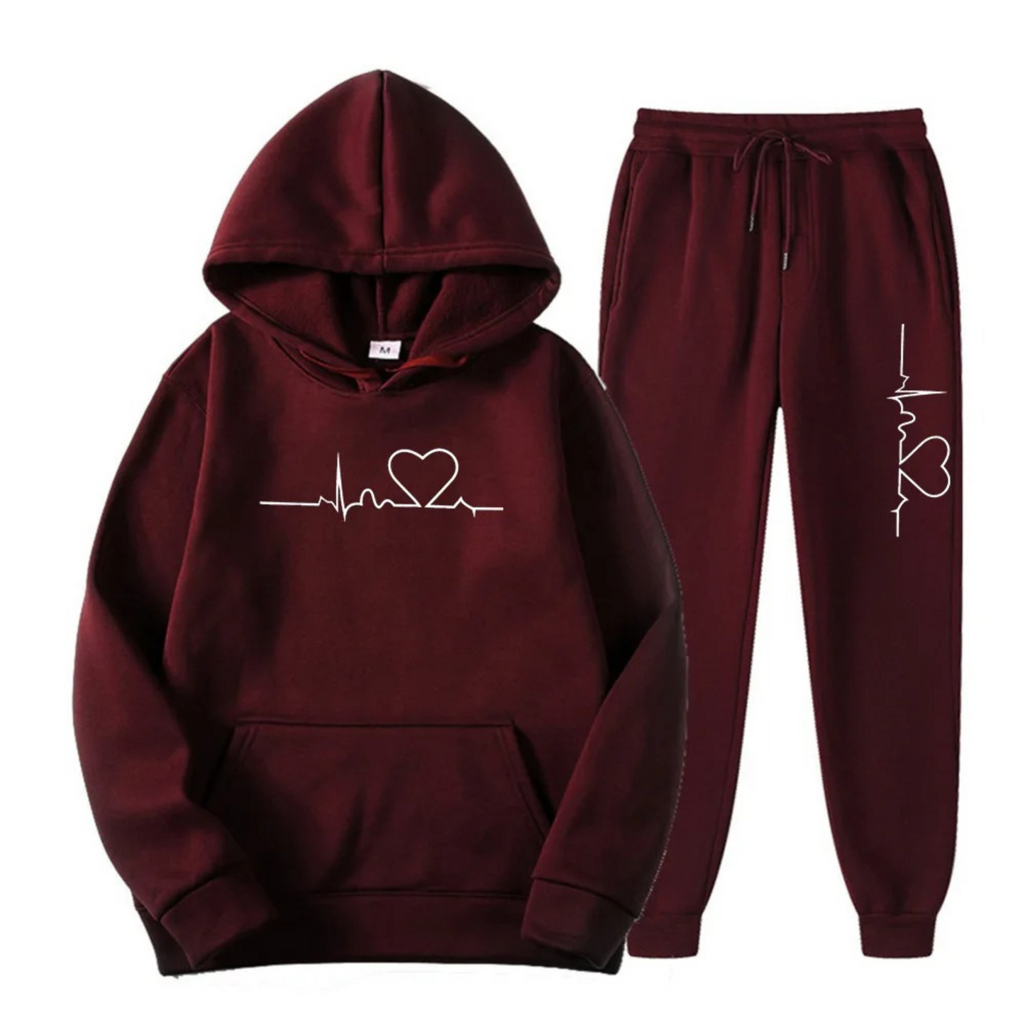 Hazel women's relaxed two-piece lounge set hoodie and jogger coordinated outfit for everyday casual style
