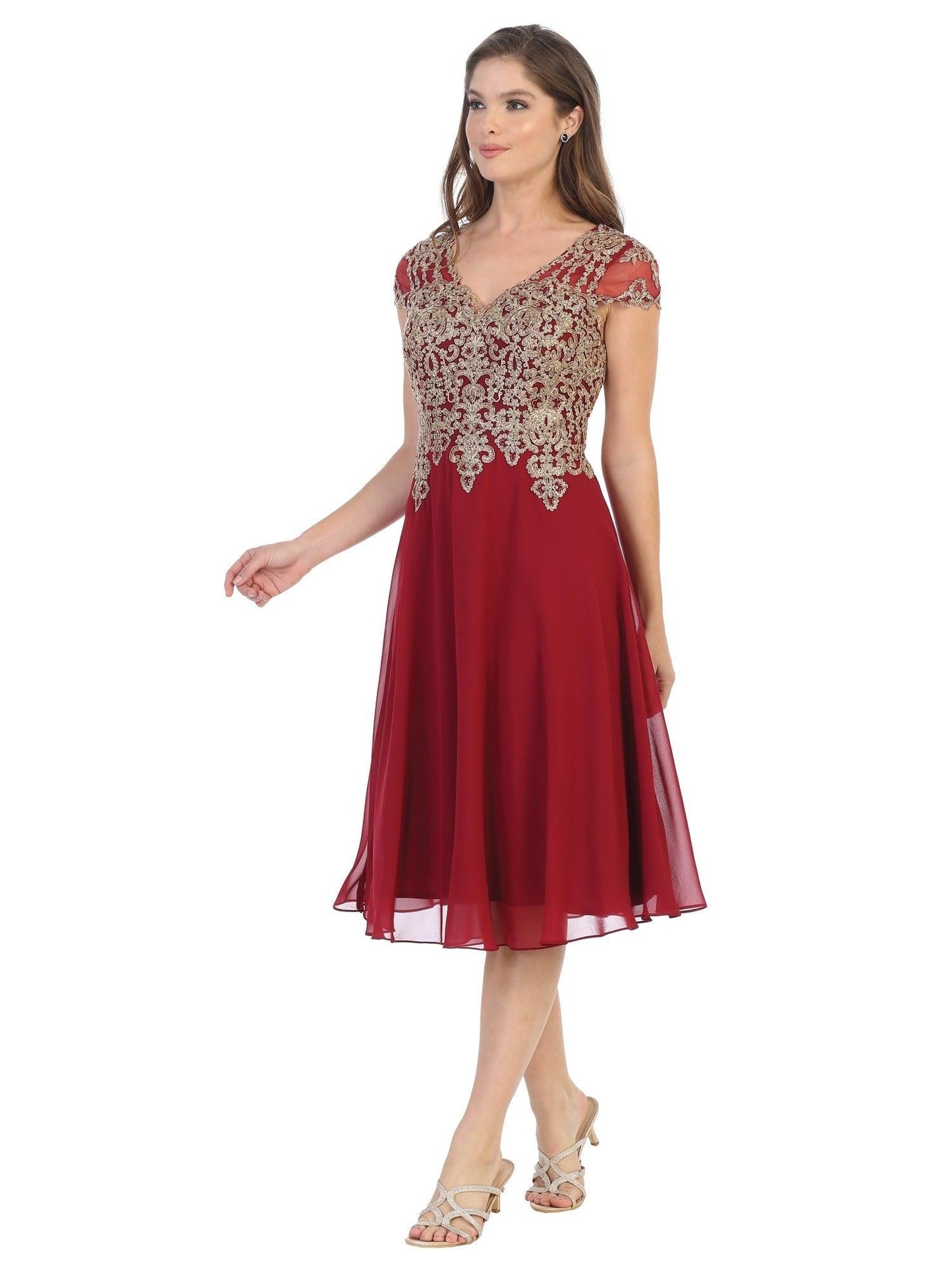 Short Formal Mother of the Bride Dress