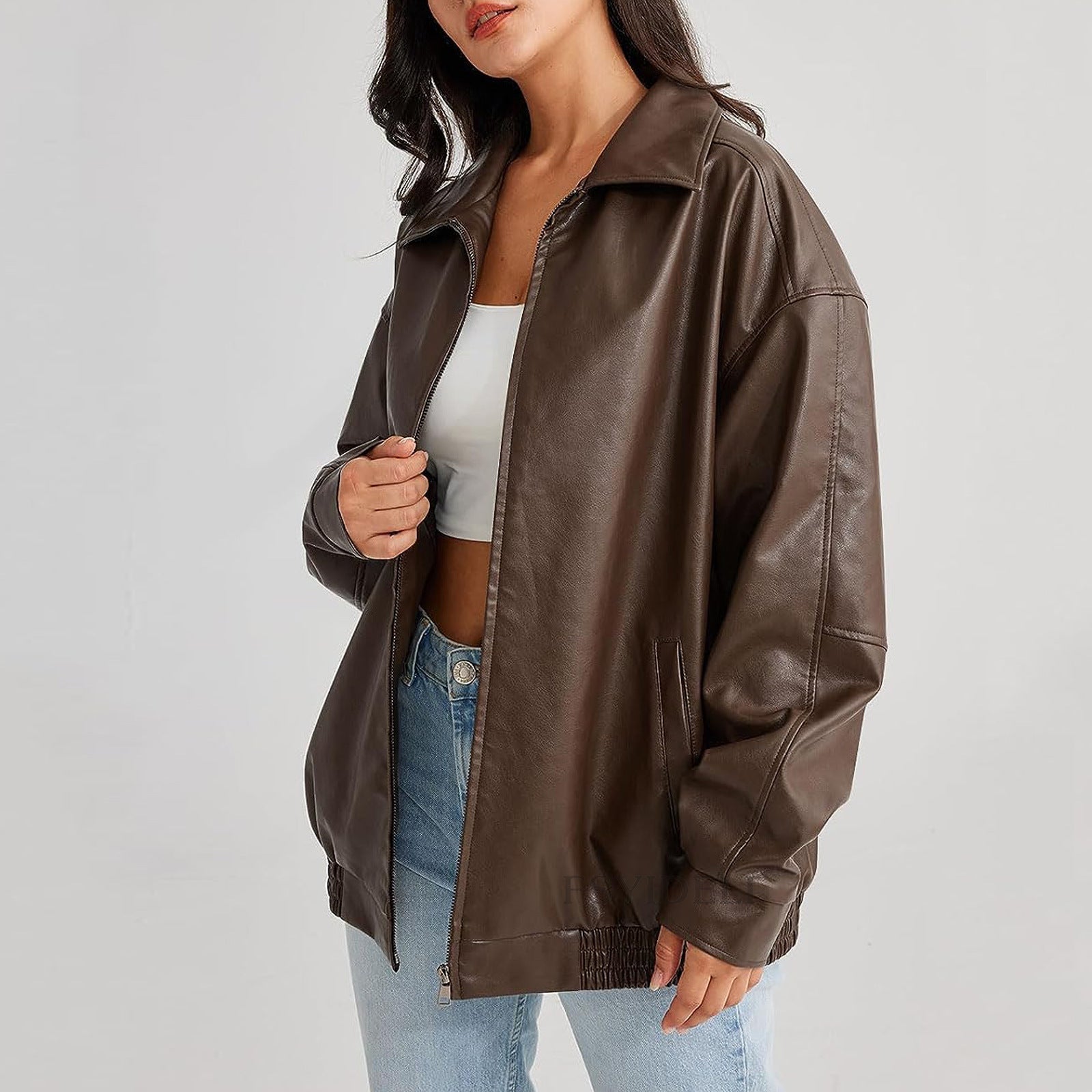 Ella women's relaxed fit casual streetwear jacket, versatile everyday outerwear for effortless layering