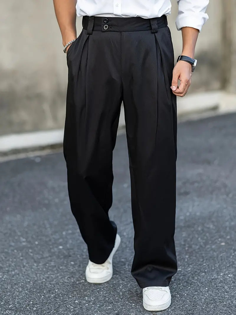 Men's Walter loose fit casual pants breathable soft fabric versatile everyday comfort style