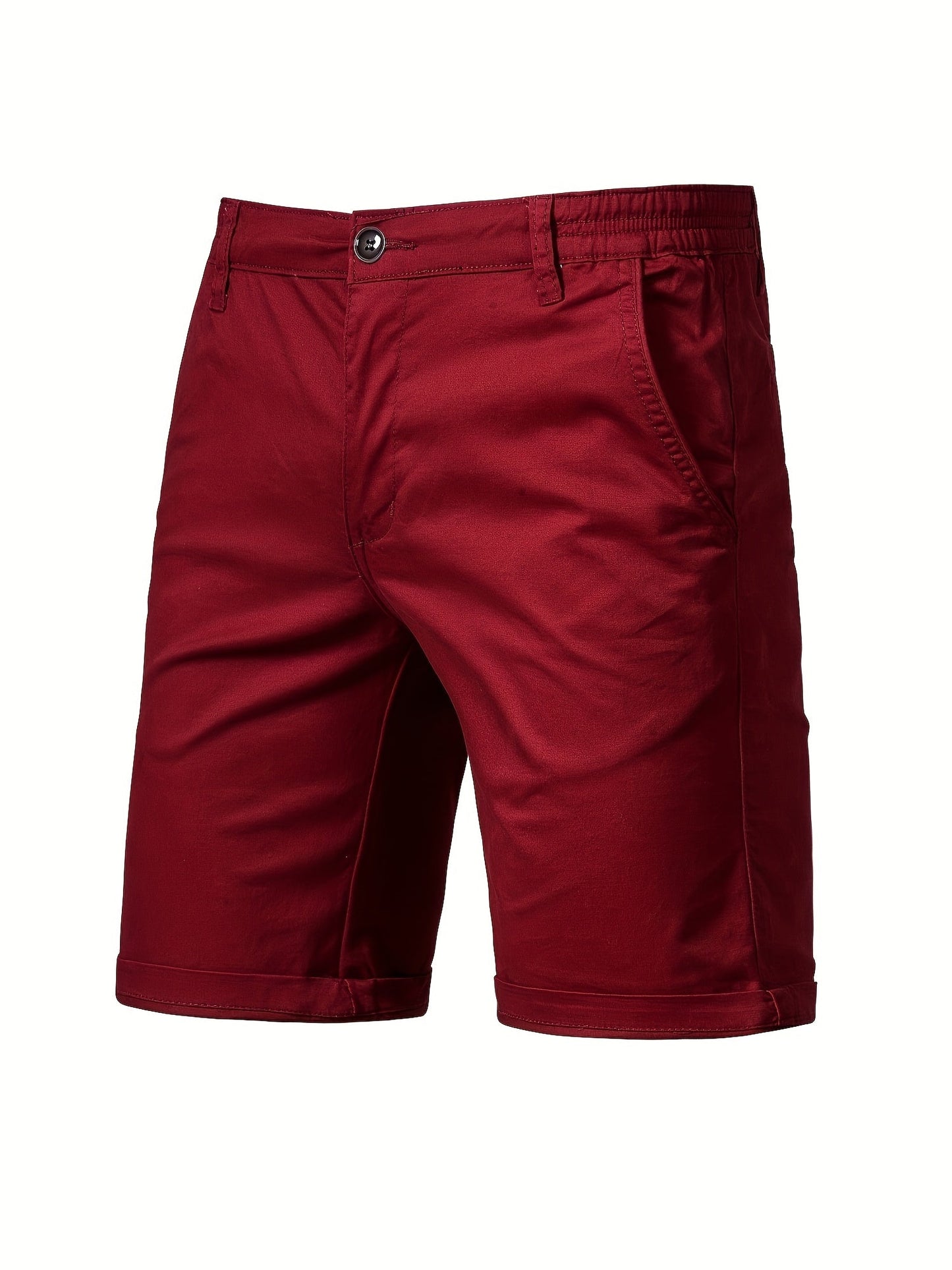 Men's lightweight casual shorts in breathable fabric, slim modern cut, versatile everyday active wear