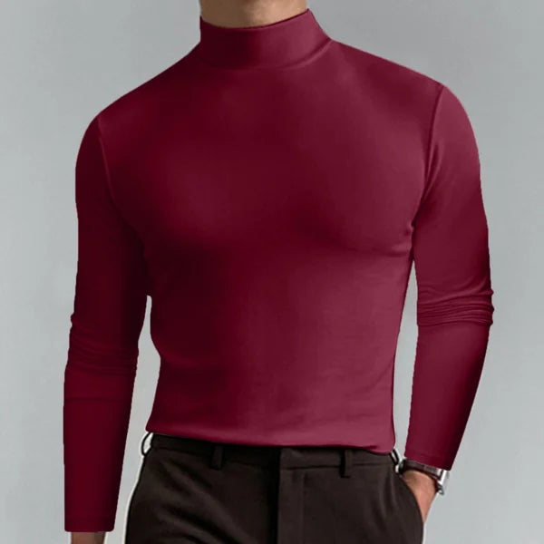 Glenn slim-fit high-waisted long sleeve t-shirt for women, flattering silhouette in versatile style
