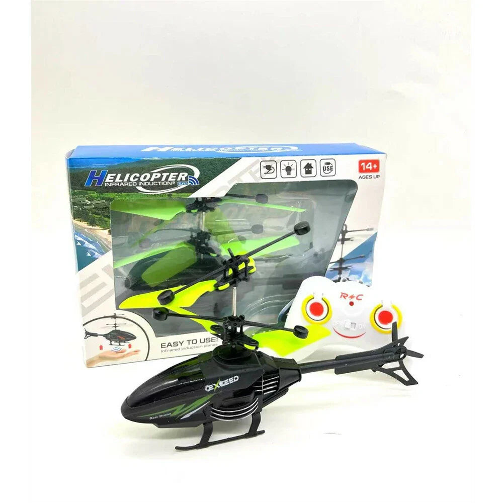 USB rechargeable RC helicopter remote control kids toy durable ABS indoor outdoor 10-min flight