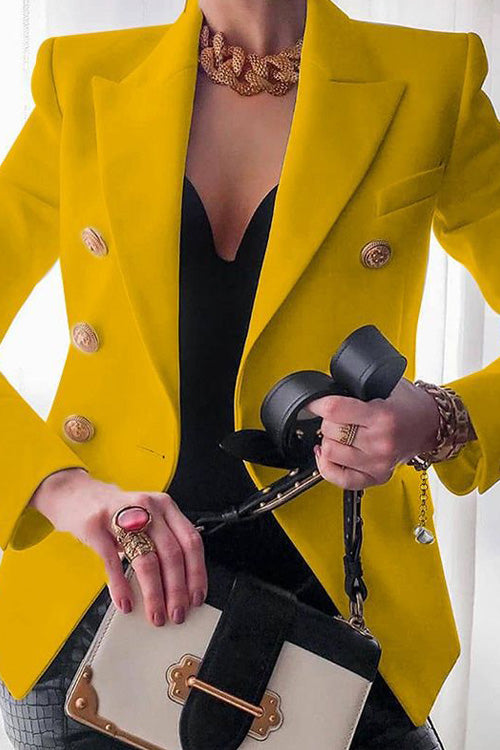 Women's lightweight cotton blend slim coat long sleeves button-front versatile everyday layer