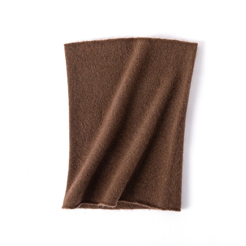Women's loose fit infinity scarf soft knit solid color versatile fall neck coverage accessory