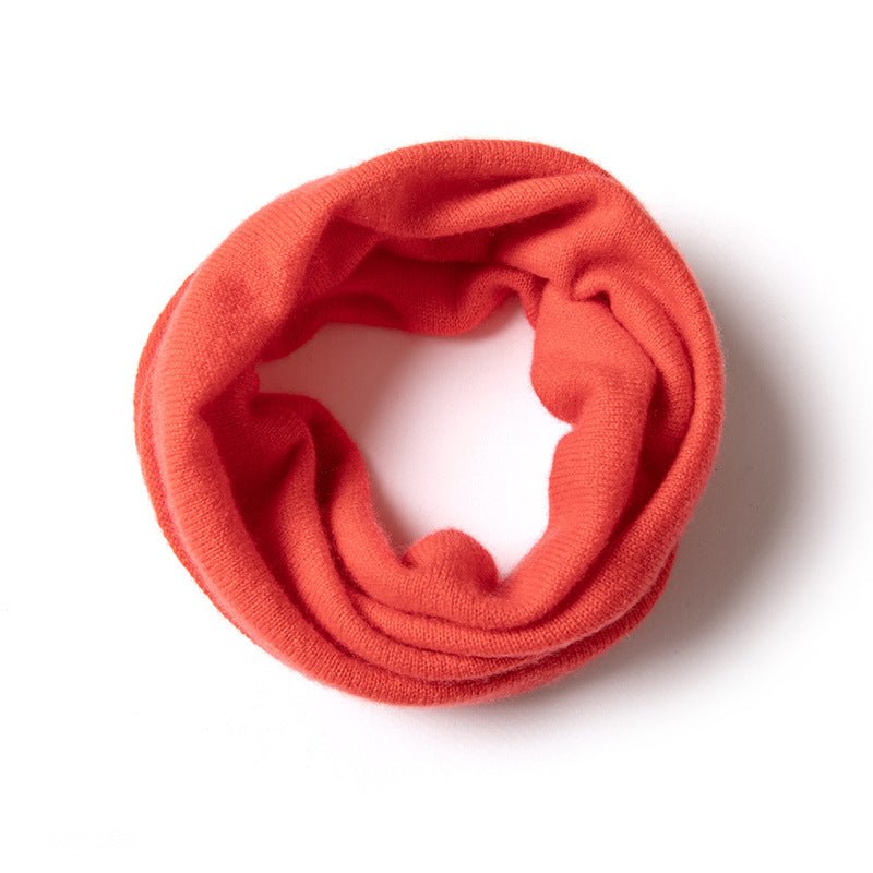 Women's loose fit infinity scarf soft knit neck coverage versatile solid fall accessory