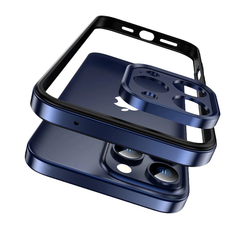 Prismor iPhone aluminum alloy frame case minimalist slim profile with free camera protection