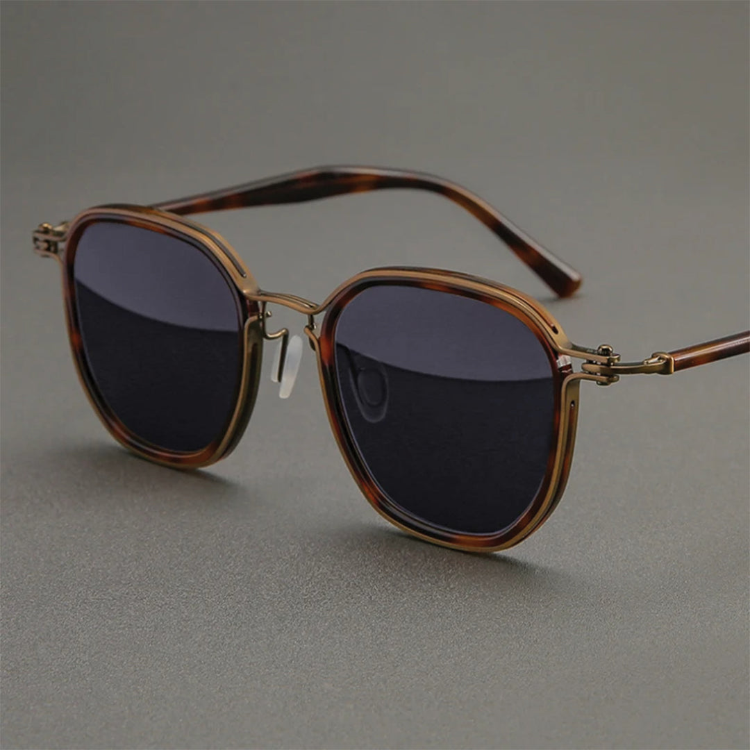 Ferrano polarized UV400 titanium acetate sunglasses, lightweight glare-reducing lenses for outdoor activities