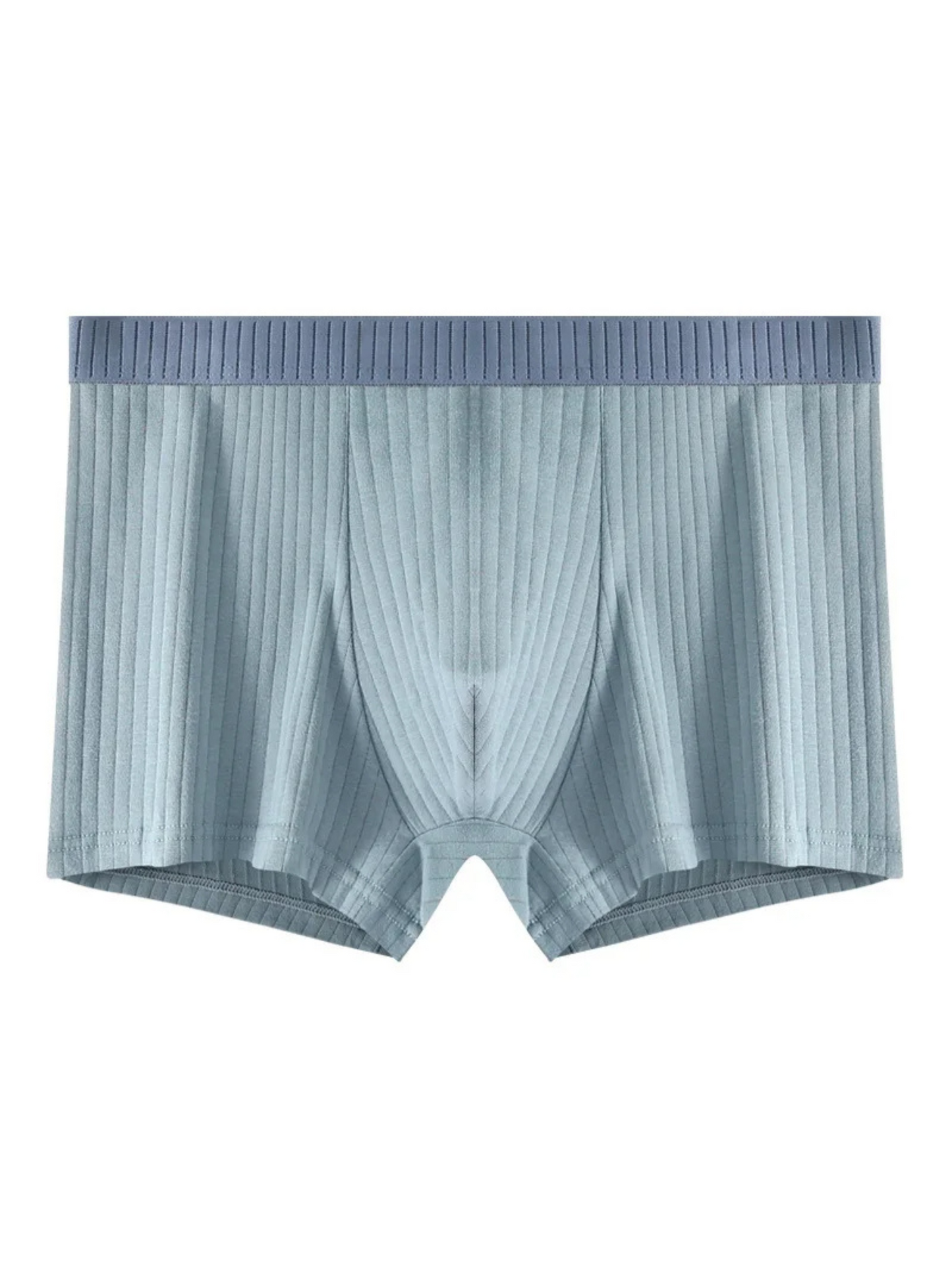 Men's ribbed modal briefs 6-pack, ultra-soft breathable second-skin fit with vertical texture