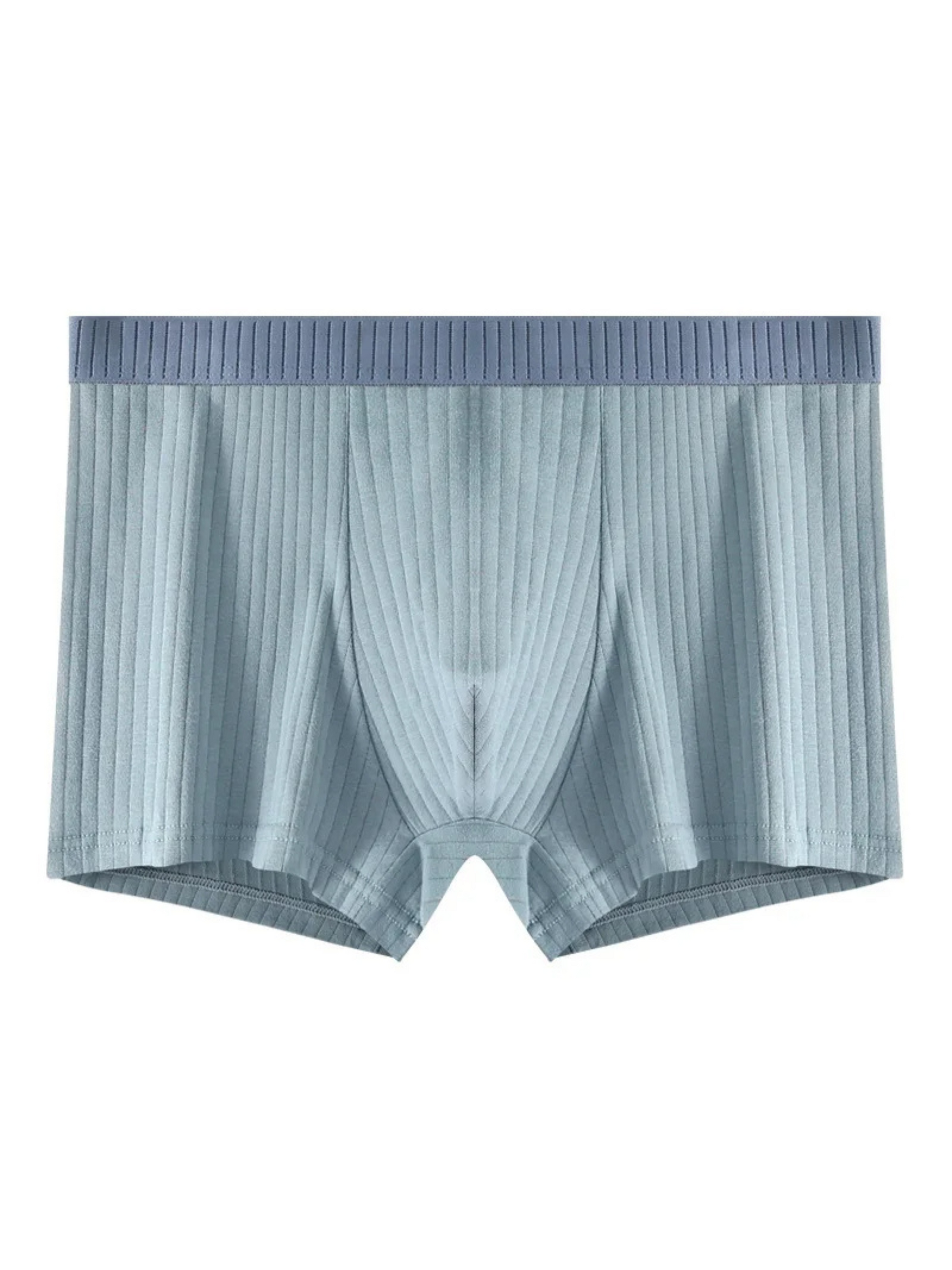 Men's ribbed modal briefs 6-pack, ultra-soft breathable second-skin fit with vertical texture