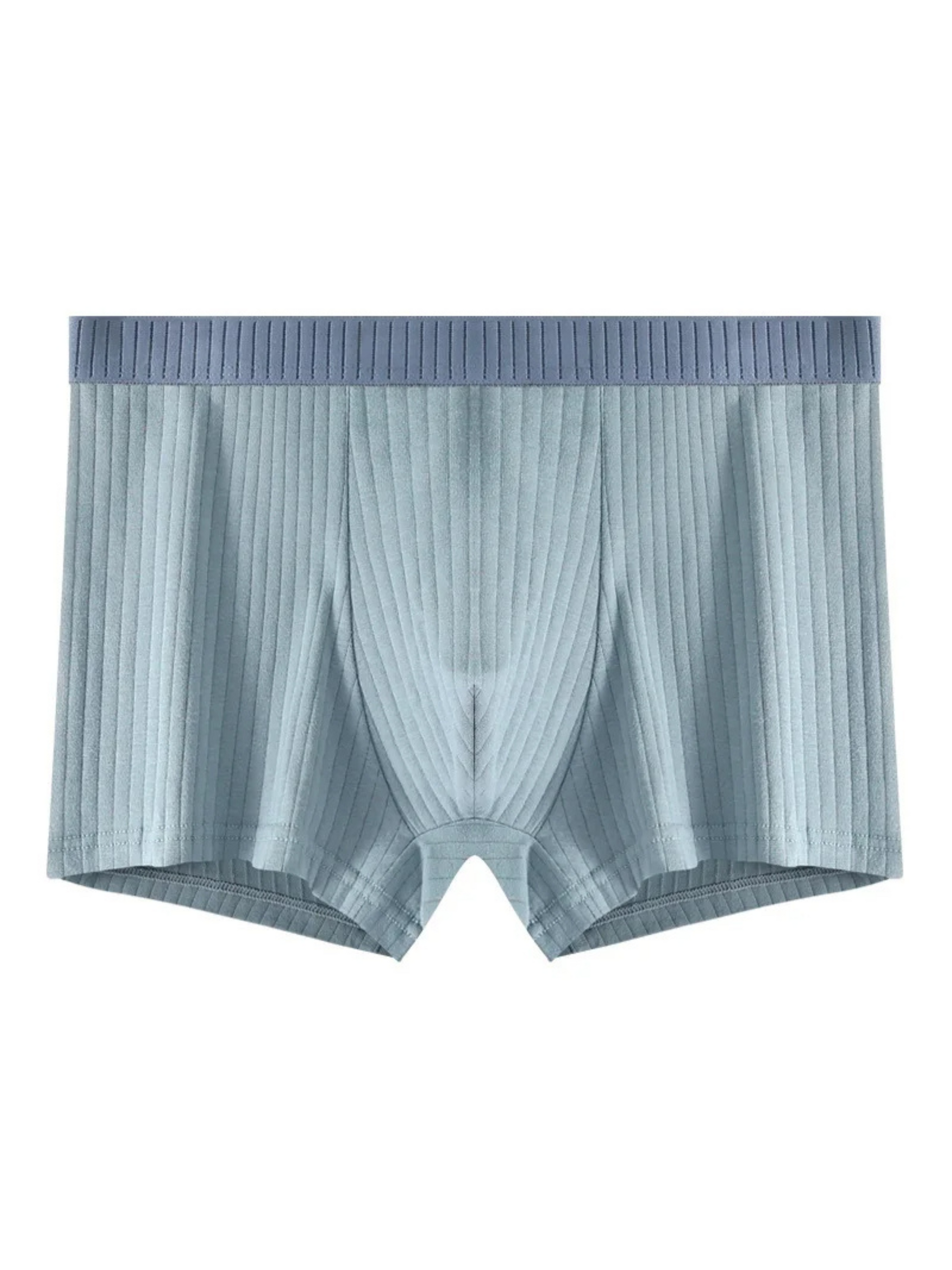 Men's ribbed modal briefs 6-pack, ultra-soft breathable second-skin fit with vertical texture