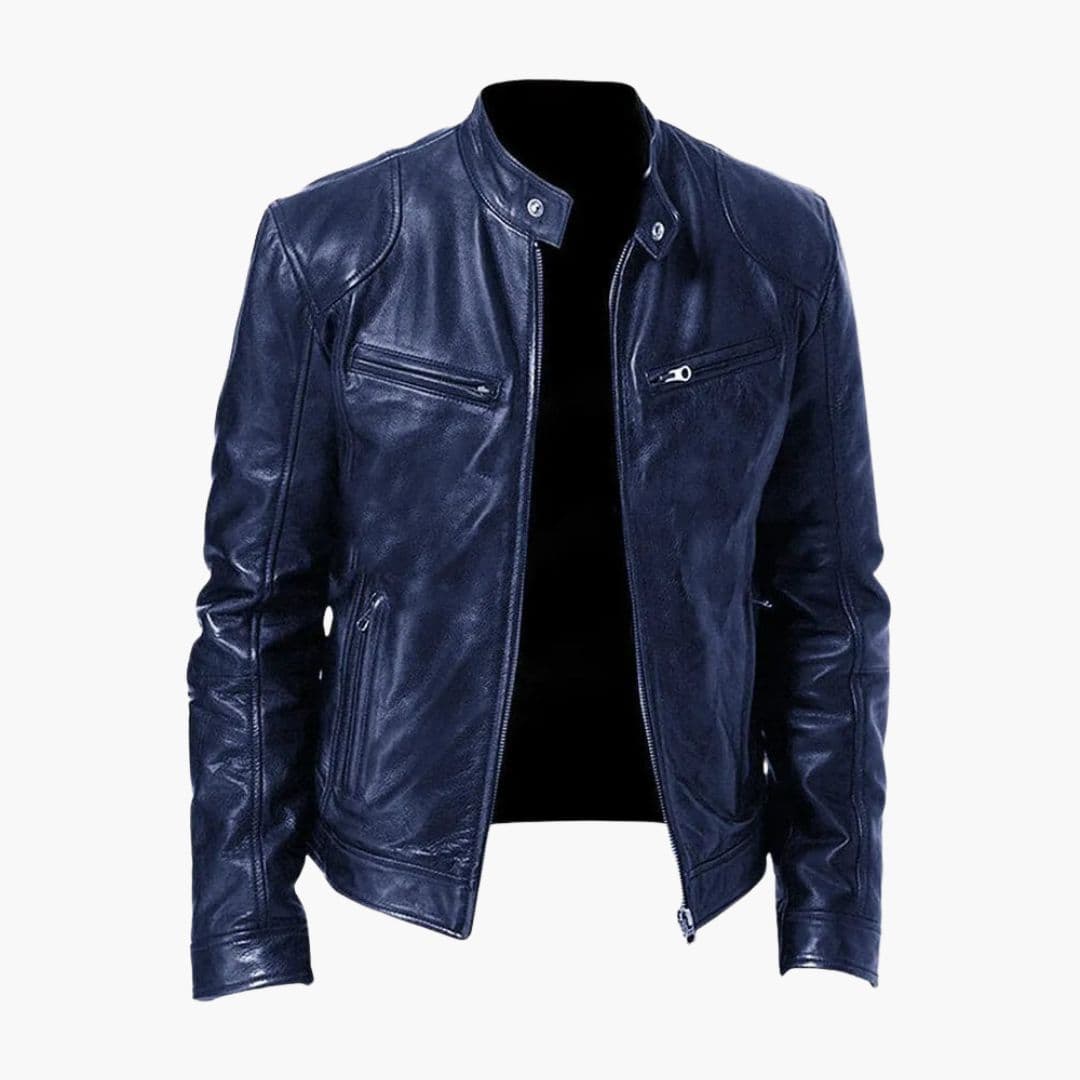 Men's everyday jacket standard fit lined interior front zip adjustable cuffs durable versatile outerwear