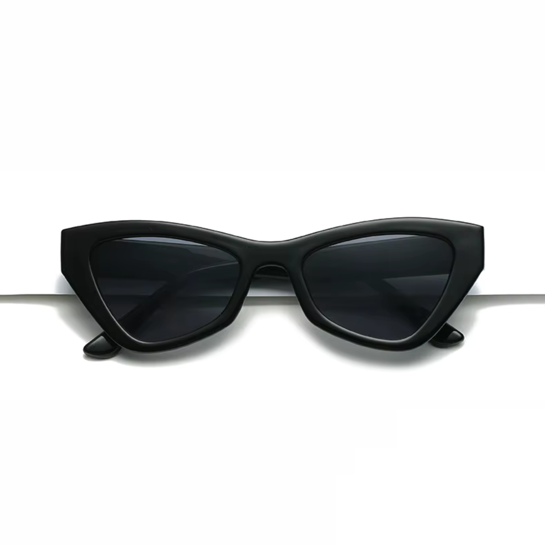 Women's leopard print cat-eye sunglasses lightweight acetate UV400 vintage Hollywood glam silhouette