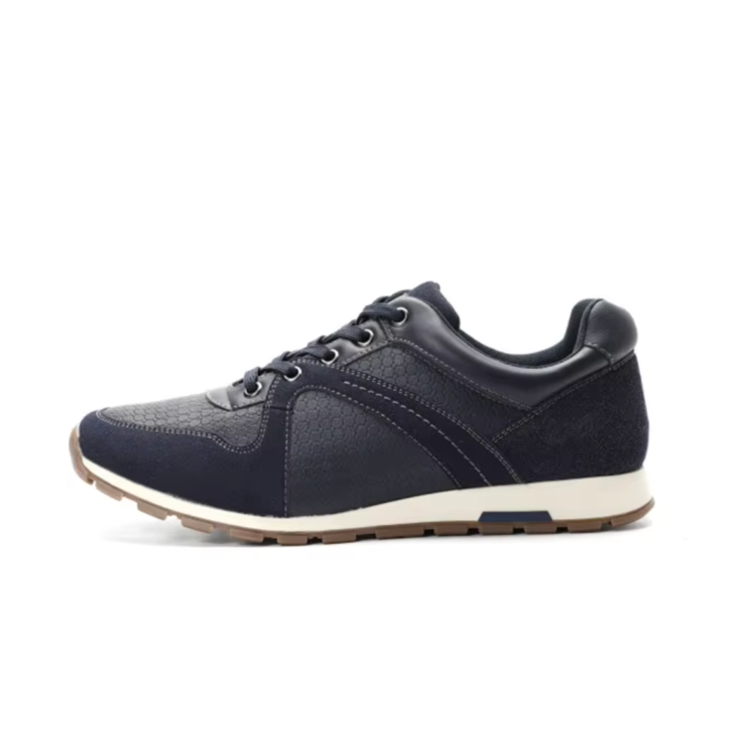 Men's TrendAura Weston lace-up shoes brown suede leather upper cushioned insole rubber sole