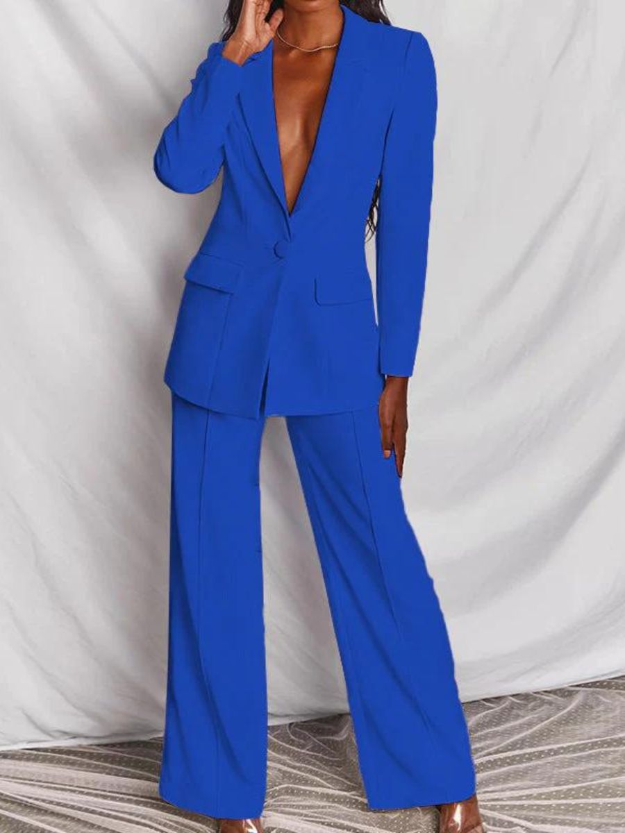 Classic women's everyday costume set comfortable stylish versatile top and pants quality fabric outfit