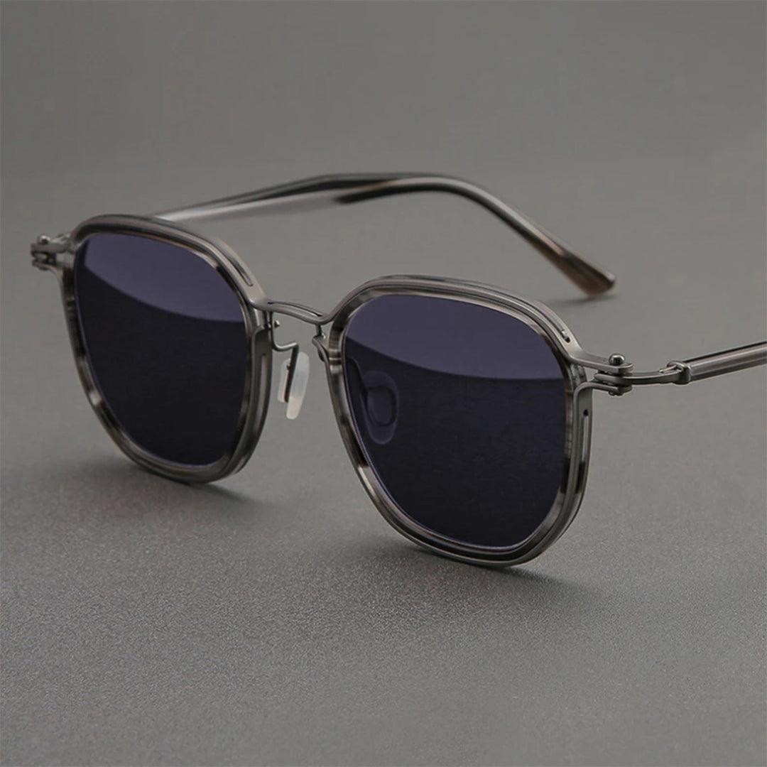 Ferrano polarized UV400 sunglasses titanium acetate frame lightweight sport wrap style glare reduction
