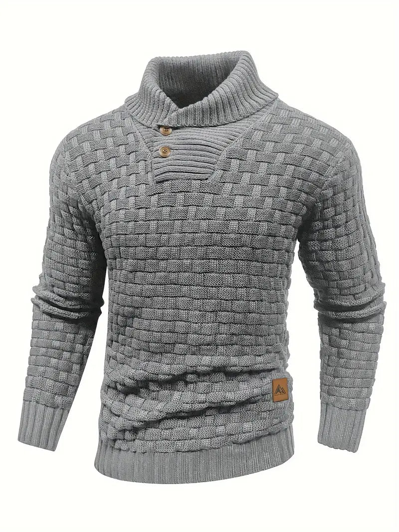 Hudson men's relaxed pullover in timeless style with premium comfort fit for everyday wear
