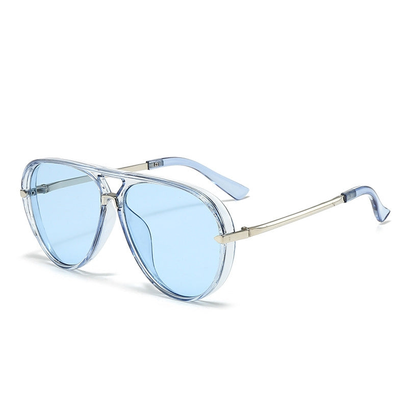 70s aviator sunglasses gold-tone acetate frames gradient lenses vintage retro UV protection deadstock