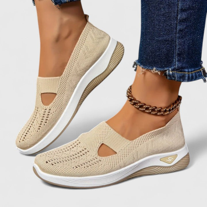 Kylie women's slip-on shoes black comfort lift design with sleek streamlined silhouette for everyday wear