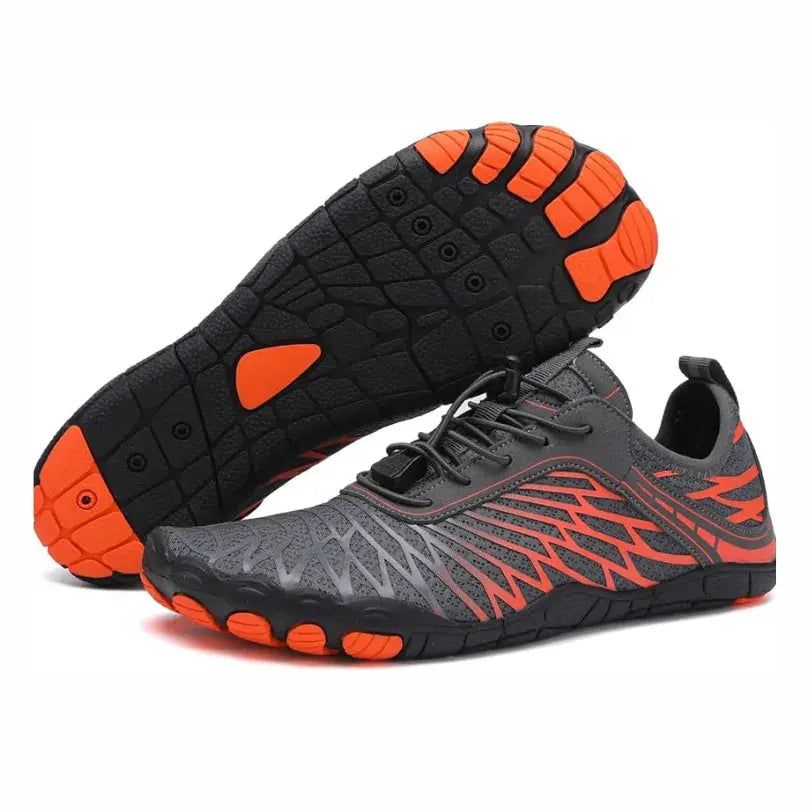 OrthoFeet unisex barefoot shoes wide toe box arch support non-slip traction flexible comfort