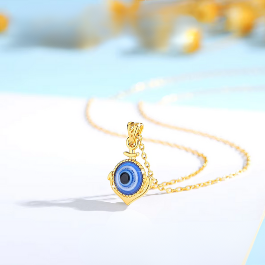 Celestial Eye 18K Gold Evil Eye Necklace - Urbann-Vibe
