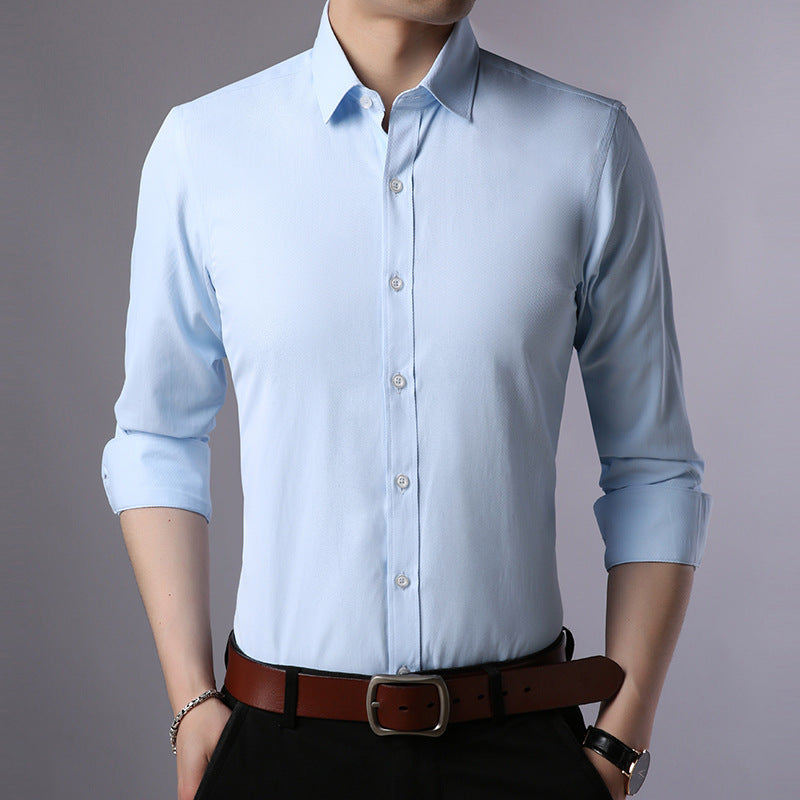 Marcus men's slim fit cotton shirt casual everyday wear with modern tailored silhouette