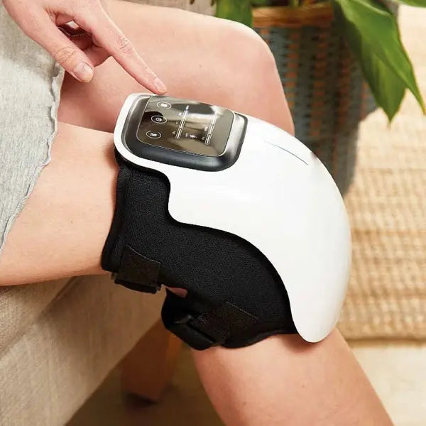 KneeMedy wearable knee massager with heat and light therapy for pain relief, athletes and seniors