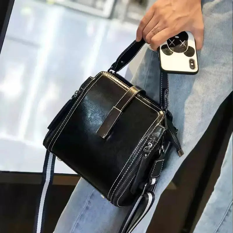 Cathy faux leather crossbody bag structured silhouette adjustable strap everyday women carryall