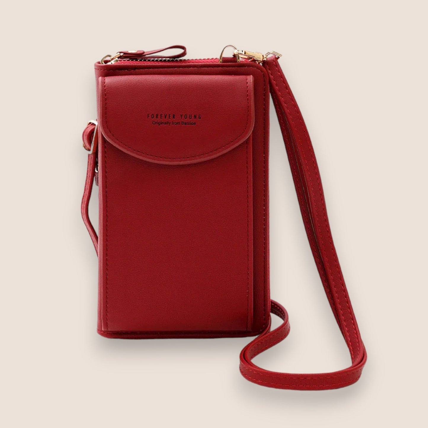 Sleek lightweight women's clutch bag with detachable shoulder strap, versatile day-to-night elegant carry