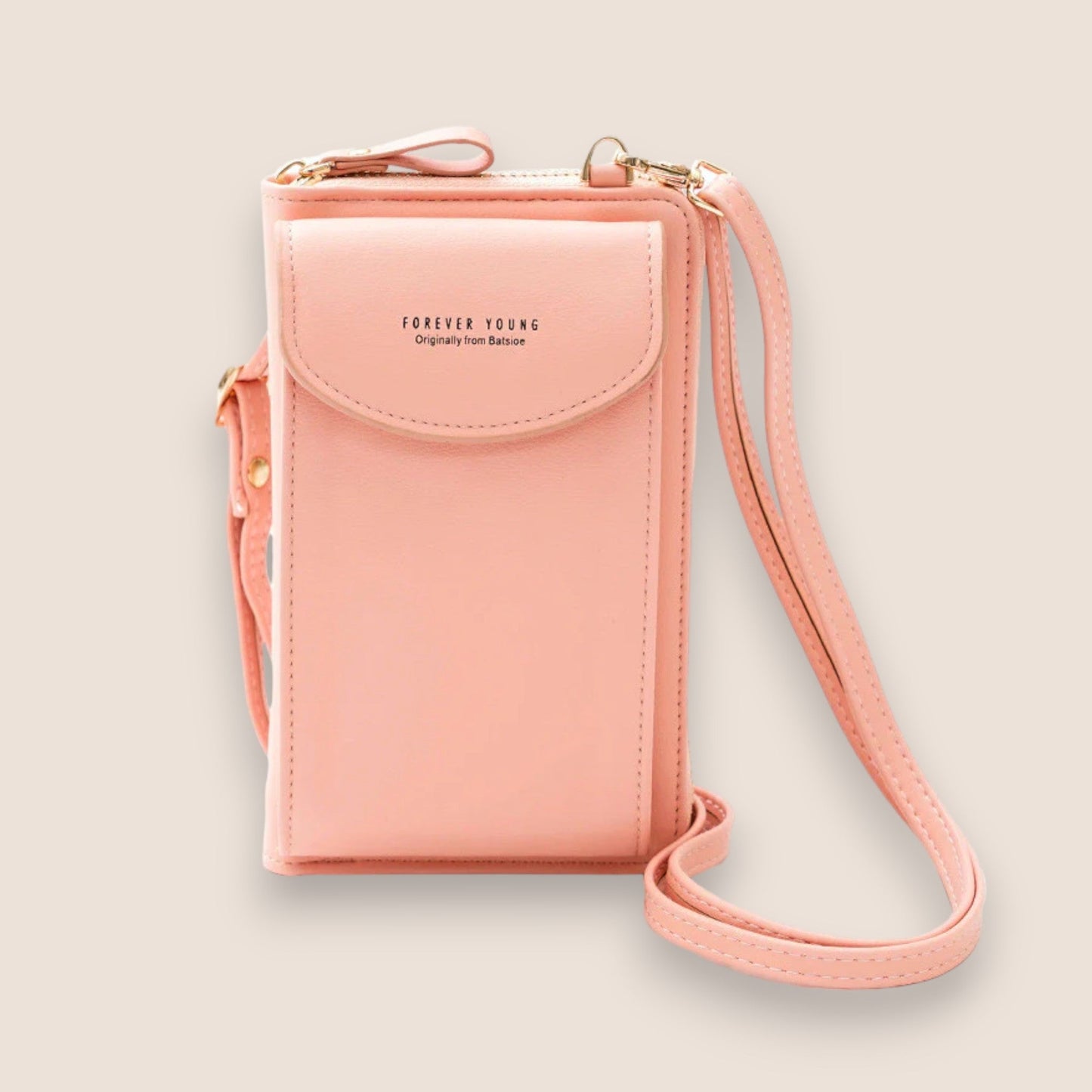 Sleek lightweight women's clutch bag with detachable shoulder strap, elegant everyday luxury carry