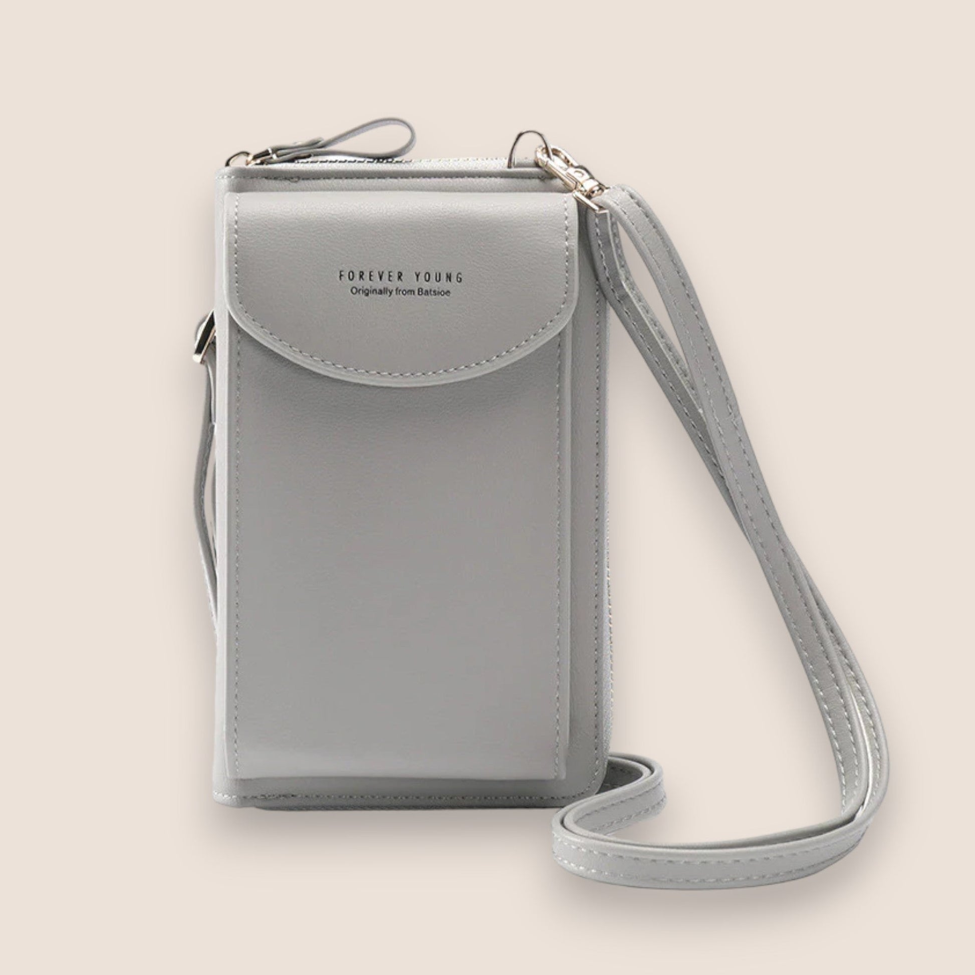 Sleek lightweight clutch bag with detachable shoulder strap, versatile day-to-night elegant carry for women