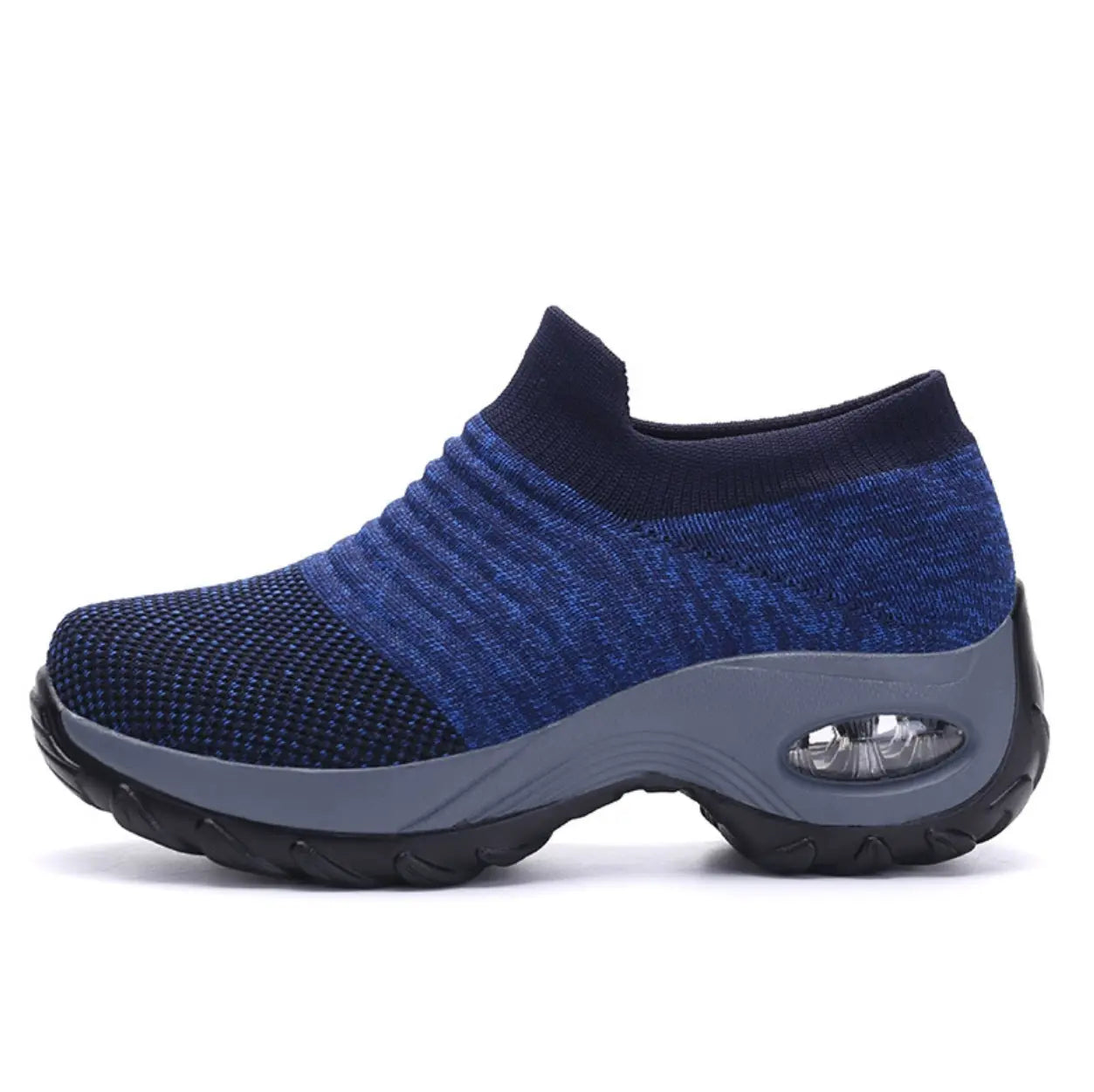 Women's soft orthopedic slip-on shoes with built-in arch support, wide fit, cushioned sole for all-day comfort