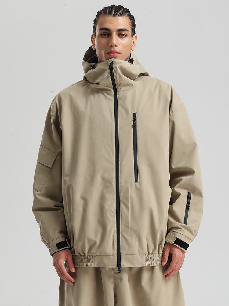 Men's Gsou Snow freestyle snowboard jacket 20K waterproof street hybrid style in mountain colorway