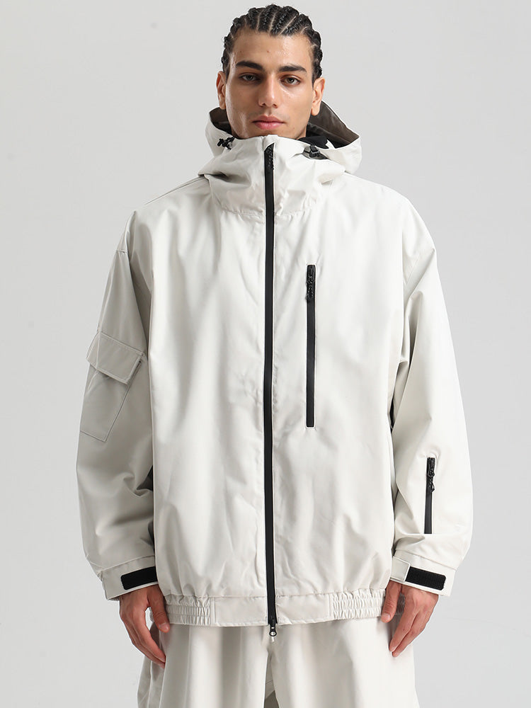 Men's Gsou Snow freestyle snowboard jacket 20K waterproof street hybrid style in mountain colorway