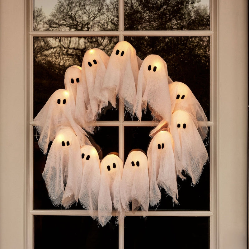 Lit Ghosts Wreath - Urbann-Vibe