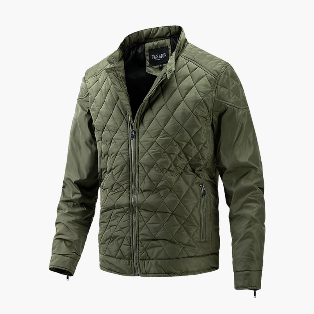 Men's Rory autumn jacket comfort fit versatile camel brown with structured tailored silhouette