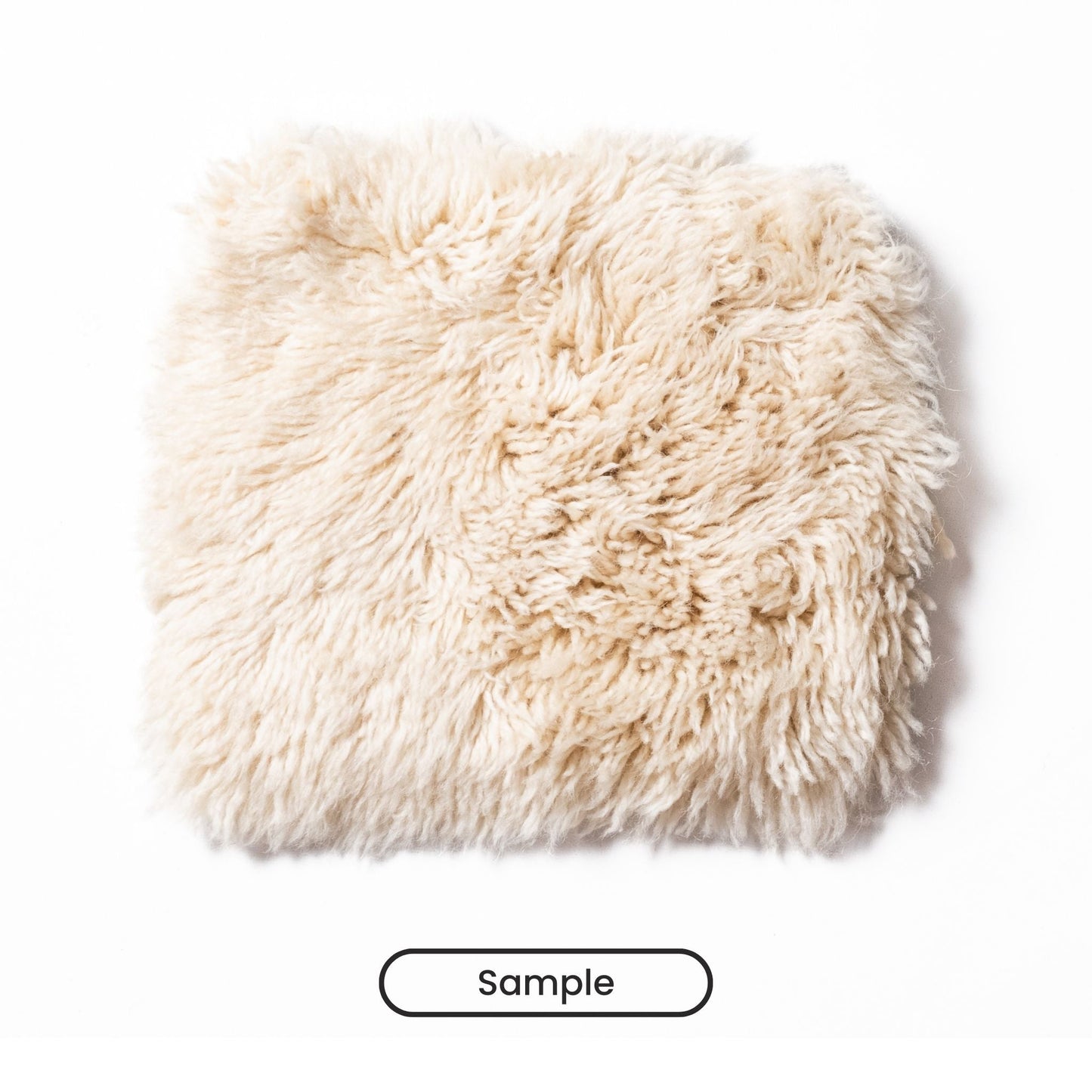 Mist Lines handwoven Moroccan shag rug wool blend neutral tones plush Beni Mrirt luxury softness