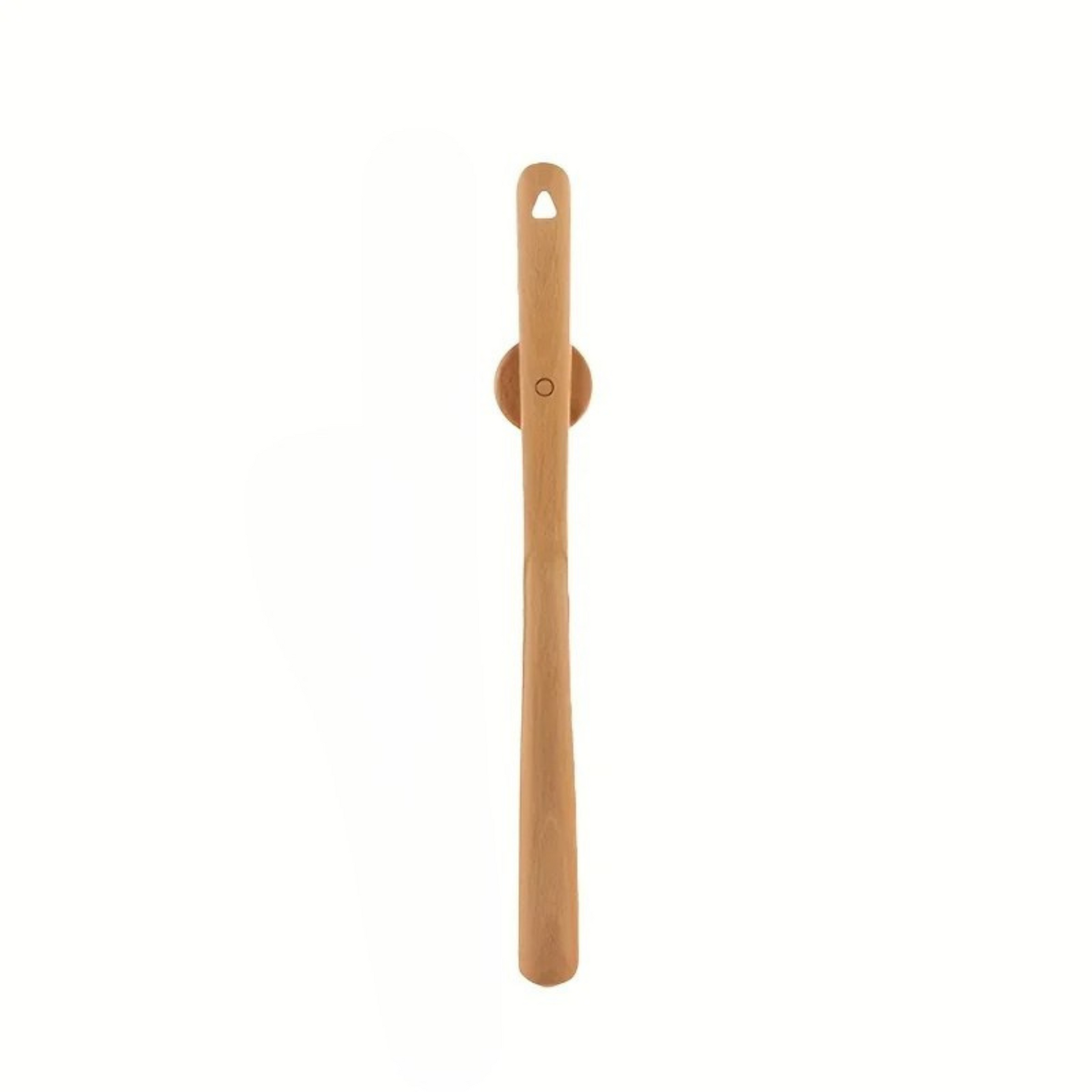Handcrafted beech wood magnetic wall-mount shoehorn 20-inch extra-long minimalist design for seniors