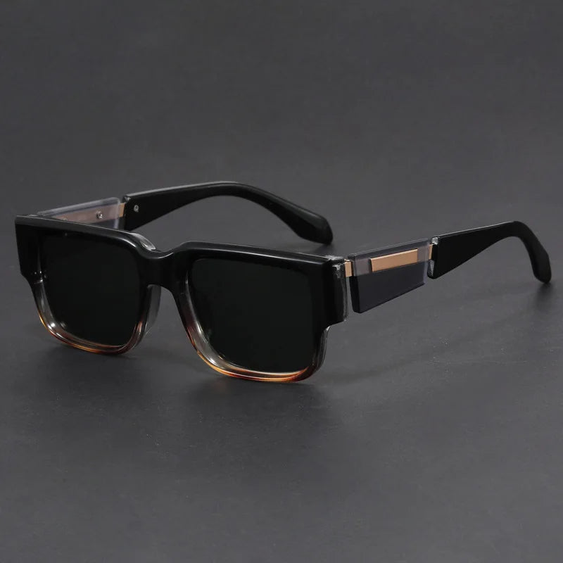 Sovereign square sunglasses bold thick frame retro-inspired UV protection unisex fashion shades