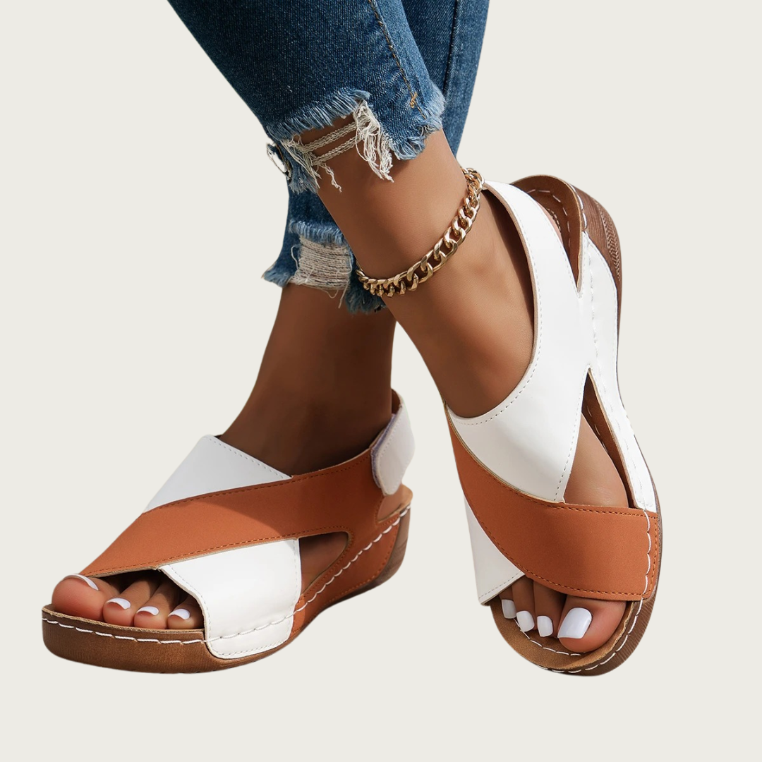 Women's orthopedic summer sandals with arch support, modern silhouette, and all-day comfort design