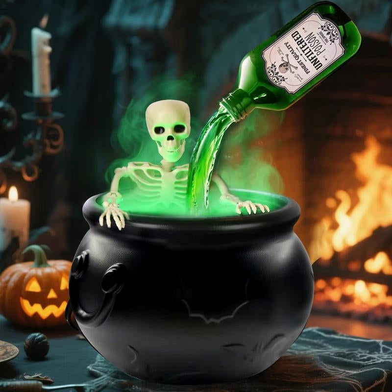 Boo Brew Led Halloween Cauldron - Urbann-Vibe