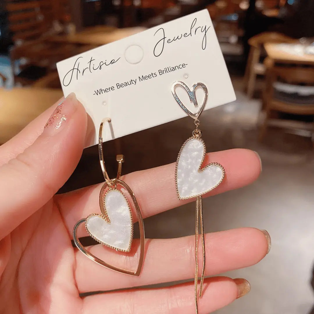 Women's sparkling statement earrings, everyday elegance design with refined self-love brilliance accent