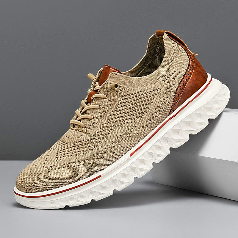 Fenwick orthopedic sneakers lightweight woven upper low-profile design with cushioned sole for active seniors