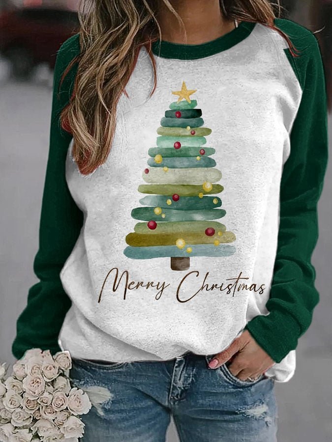 Women's comfort fit knit sweater with bold 3D digital print, vegan fabric, casual contemporary style