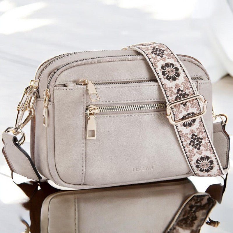 Whitney refined women's shoulder bag with multiple organizing compartments and adjustable strap in elegant style