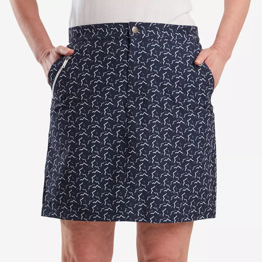 Women's sporty skirt with built-in inner shorts, quick-dry stretch fabric, active leisure fit