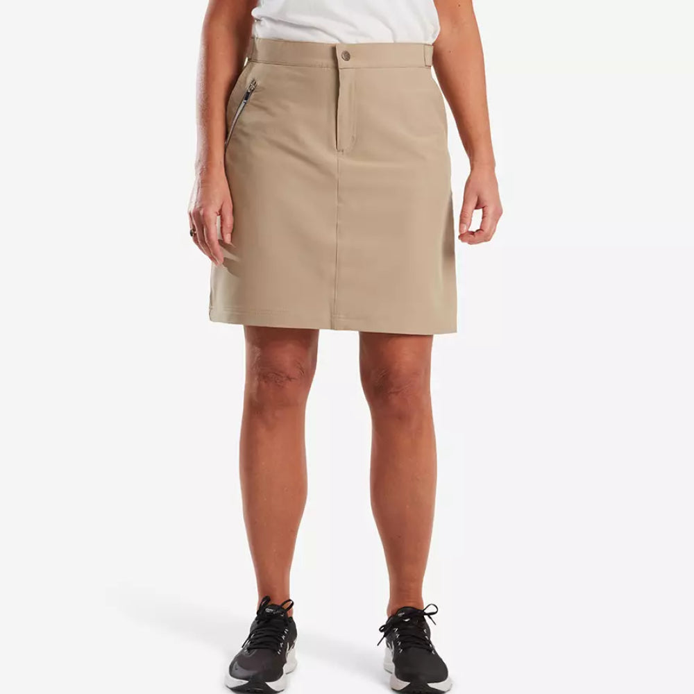 Women's sporty skirt with built-in inner shorts, quick-dry stretch fabric, active leisure fit