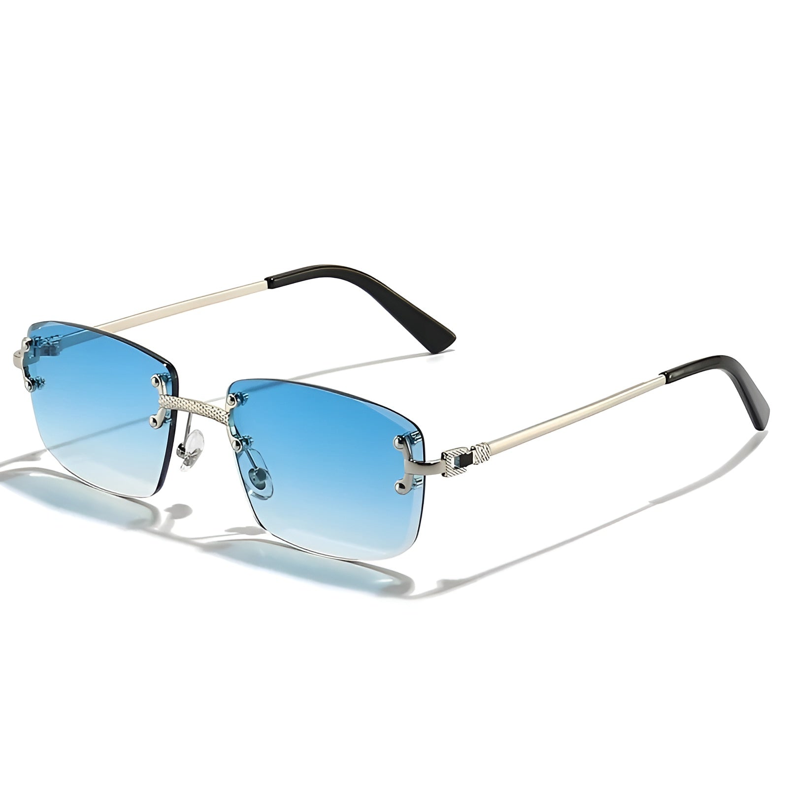 De Santos sunglasses premium metal hardware robust frame vibrant color fashion-forward trendsetter eyewear